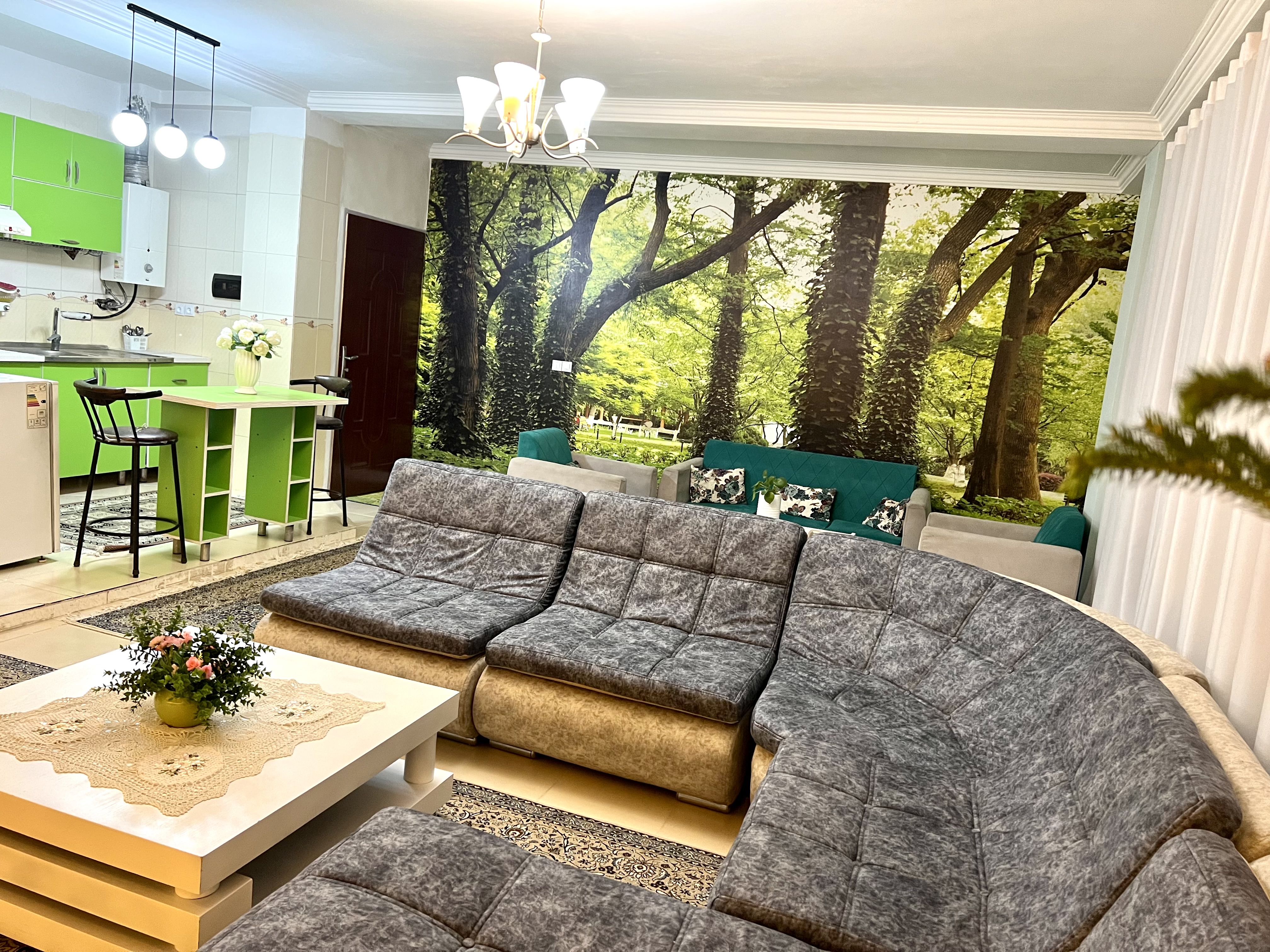 اجاره آپارتمان دو خوابه استخردار روستایی چالوس - تصویر 5